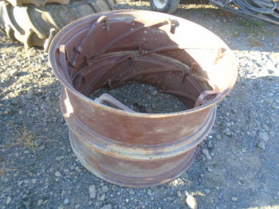 Pair Of 38" 6 Rail Power Adjust Rims In Good Shape