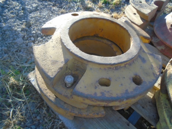 Pair Of John Deere 2 Cylinder Wheel Weights, By The Piece Times 2