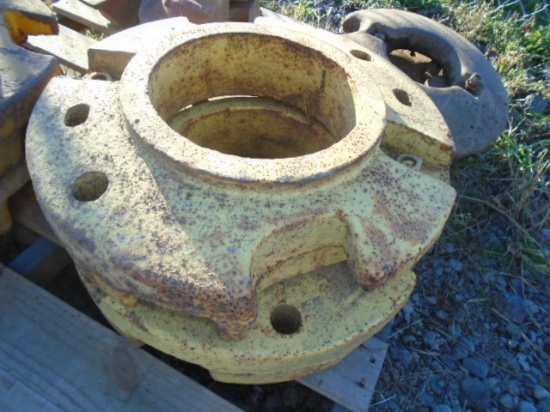 Pair Of John Deere 2 Cylinder Wheel Weights, By The Piece Times 2