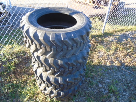 (4) New 10-16.5 Skid Steer Tires
