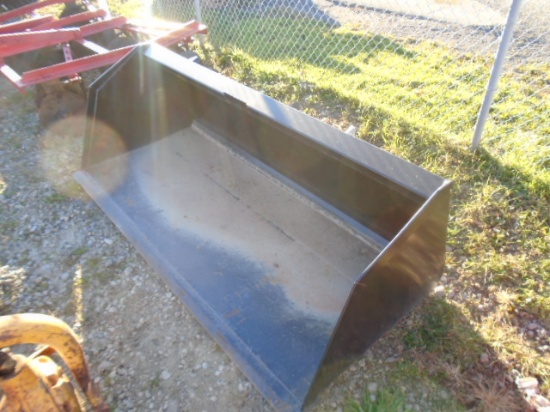 Unused 84" High Volume Skid Steer Bucket, Universal Quick Attach