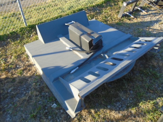 Unused 6' Wolverine Hydraulic Rotary Mower For SSL, Universal Quick Attach