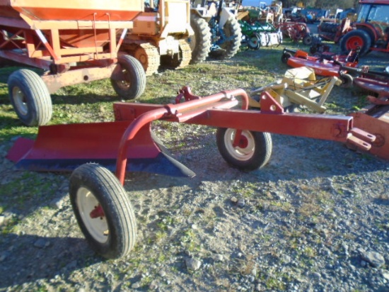 Large IH Pull Type Ditching Plow, New Implement Tires, Neat Unusual Piece F