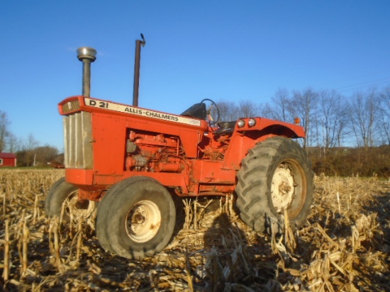 Allis Chalmers D21 Series 2 Collector / Muscle Tractor, 3pt, Dual Remotes,