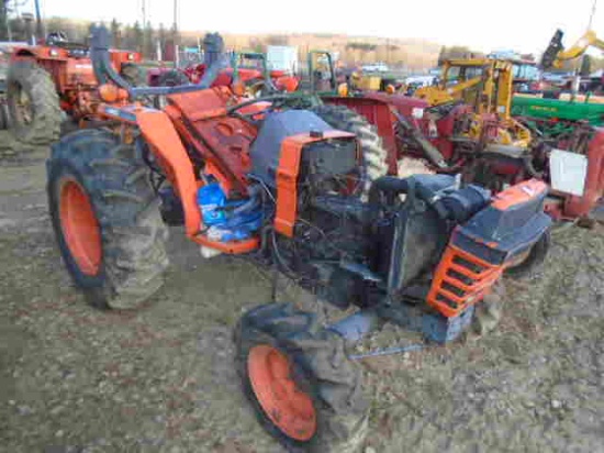 Kubota L4300DT 4wd Compact Tractor, Gear Drive, Ag Tires, Clean Original 1