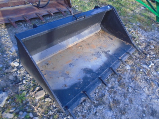 New 66" Bucket w/ Teeth, Universal Quick Attach