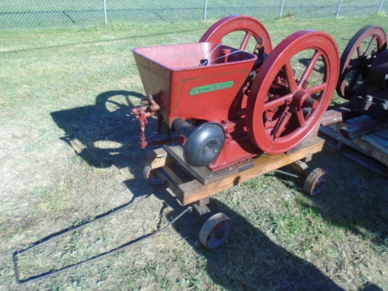 New Holland 5 HP Hit-N-Miss Engine On Cart, Nice Engine, Turns Over, Hard T