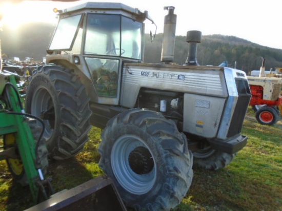 White 2-105 MFWD Tractor w/ Cab, Excellent Tires, 540 Pto, 3pt, Dual Remote