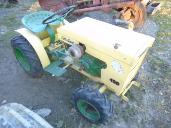 Wagner Little Giant 450 Garden Tractor, Runs & Drives, No Battery, Hard To