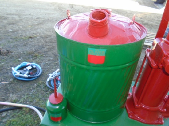 Oliver Painted Gas Can & Small Oil Can