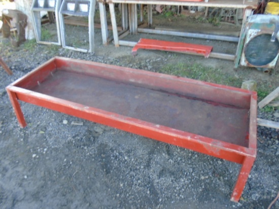 90" Metal Feed Trough