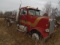 White Freightliner Semi, Tandam, Day Cab, Owners Believe It Would Run With