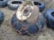 (2) Logging Chains & (2) 14.9-28 Rims 1 Has A Tire