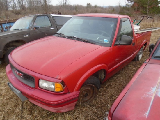 Red GMC Sonoma