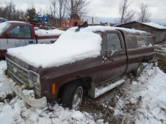 Brown Chevy Pickup
