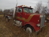 White Freightliner Semi, Tandam, Day Cab, Owners Believe It Would Run With