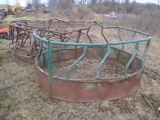 (2) Rough Round Bale Feeders