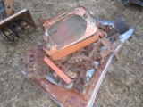 Pile Of Allis Chalmers Engine Parts, Radiator, Pulley