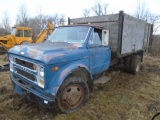Chevy C40 SA Flatbed Truck w/ Dump Hoist