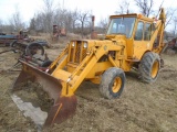 Dynahoe D140B Loader Backhoe, 2wd, EROPS, Detroit Diesel, Runs Good & Drove