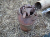 Milk Can & Vise