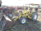 International 2500A Industrial Loader Tractor, Diesel, 3pt, Pto, Tire Chain