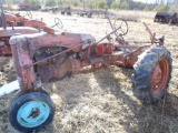 Allis Chalmers C Tractor w/ Pulley, Tire Chains