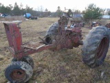 International 706 Tractor Chassis, Narrow Front, Factory No 3pt, Wheel Weig