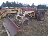 Farmall 400 Tractor w/ Loader, Wide Front, Fast Hitch, Wheel Weights