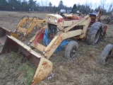 Massey Ferguson Loader Backhoe, Based On A MH 44, Gas, Unusual Machine