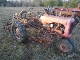 Allis Chalmers C Tractor w/ Cultivators & Tire Chains