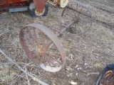 Antique Axle w/ Steel Wheels