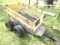 Bannon Tandam Axle Metal Lawn Cart w/ Dual Wheels, Very Nice