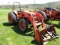Kubota M6800 4wd Tractor w/ LA1001 Loader, Kubota Style Quick Attach Bucket