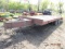 1988 Cushion Cut Tandam Axle Dual Wheel 20 Ton Tag Trailer, 24', Ramps, Air