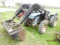 Leyland 262 4wd Tractor w/ Nice Great Bend 660 Loader, One Front Rim Is Rus