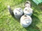 Trailer Axle & Gas Cans