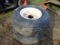 (2) 12.5-15 Implement Tires On 6 Hole Rims