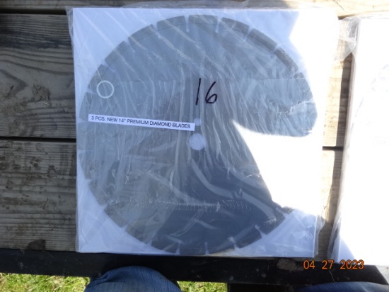 3 Pack Of 14" Premium Diamond Blades