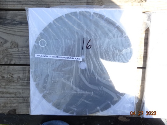 3 Pack Of 14" Premium Diamond Blades