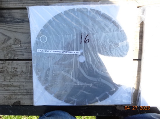 3 Pack Of 14" Premium Diamond Blades