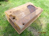 (4) John Deere Crawler Slab Weights