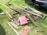 Large Group Of Misc Metal, Pto Shafts, Etc