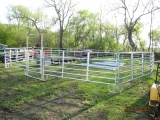 New 11 Piece Corral System Includes: (10) 12' Panels & (1) 4' Walk Trough S