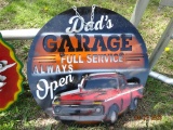 Dads Garage Sign, New Reproduction