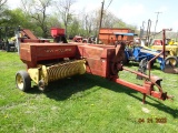 New Holland 311 Square Baler w/ 70 Thrower, Super Sweep Pickup, Gandy Appli