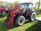 Case IH 75C 4wd Tractor w/ L565 Loader, Cab w/ Heat & AC, Power Shuttle, Du