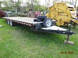 2002 25' Deckover Trailer w/ Ramps & Spare Tire, 10,000 GVW, Title, Buyer &