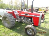 Massey Ferguson 255 Diesel Tractor, Dual Remotes, 3789 Hours, Nice Little T