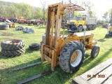 Massey Ferguson 204 Forklift, Gas, Power Steering, Hydrostatic, Runs & Work